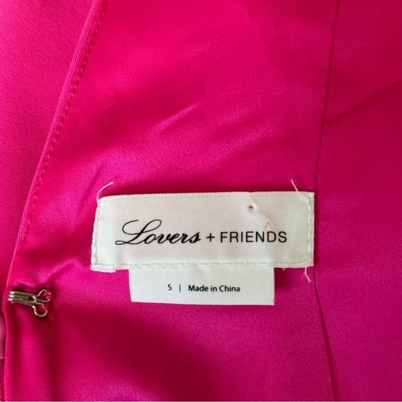 LOVERS AND FRIENDS Alexis Jumpsuit in Neon Pink - Picture 6 of 6